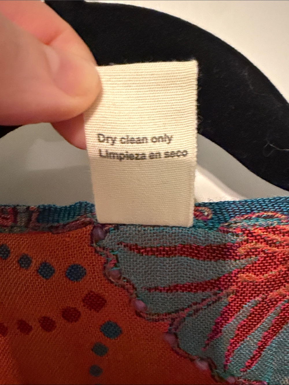 Raj Brand Boho Floral Teal & Orange Kimono - Picture 4 of 9